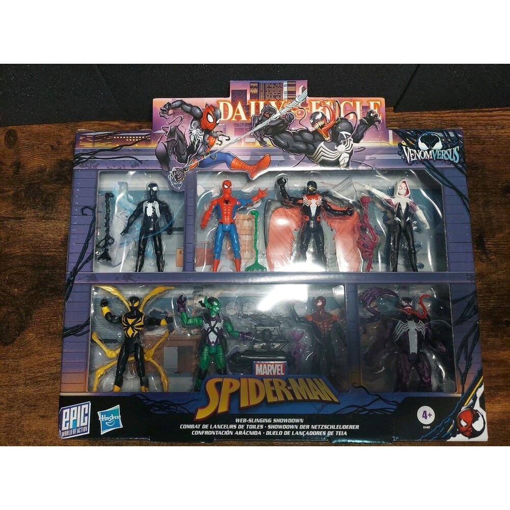 Marvel Spider-Man Venom vs Epic World of Action Web-Slinging Showdown